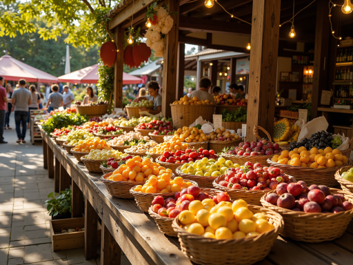 百色芒果文化旅游景点展示,芒果园中的观光步道和游客